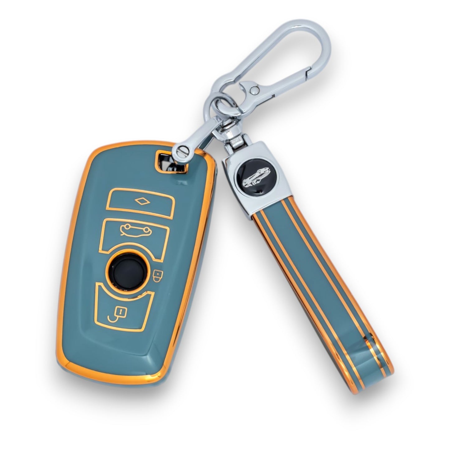 Keychain for BMW 1 2 3 5 7 M Series F10 F20 F30 Remote Car Key Fob Cover Case