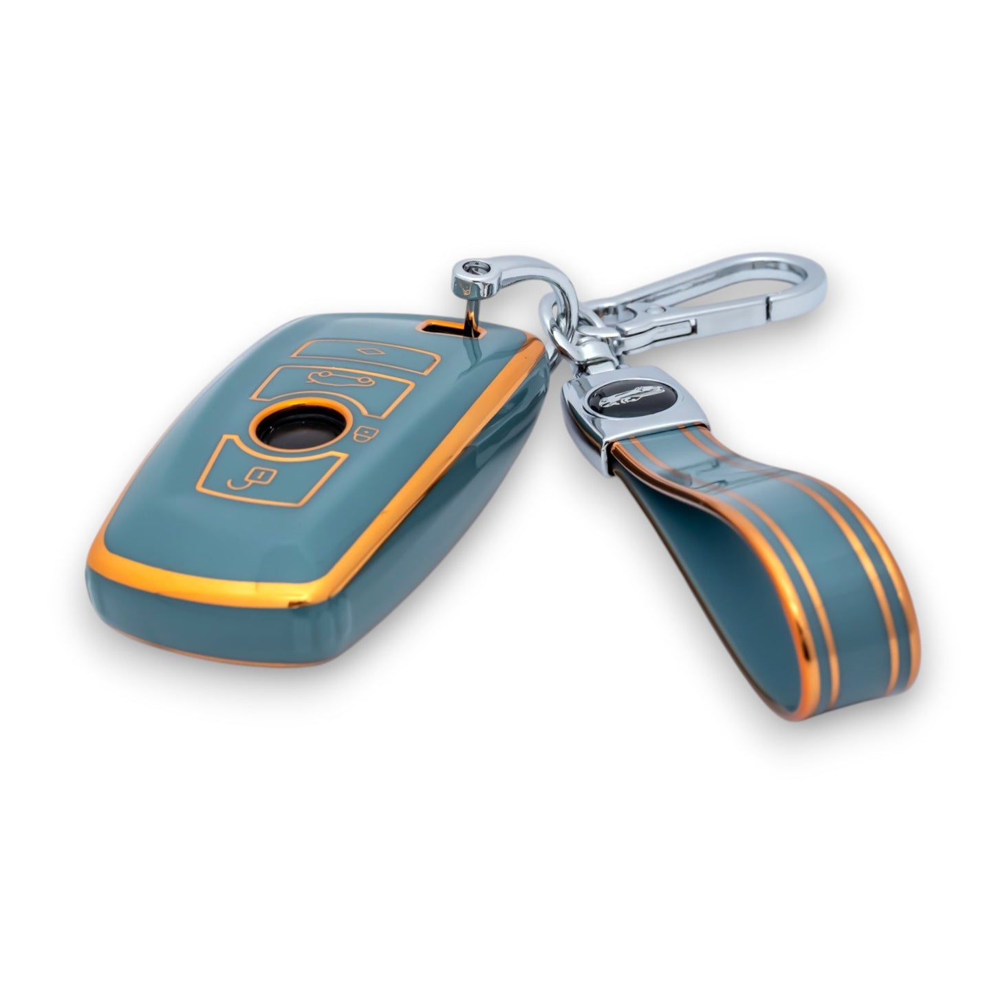 Keychain for BMW 1 2 3 5 7 M Series F10 F20 F30 Remote Car Key Fob Cover Case