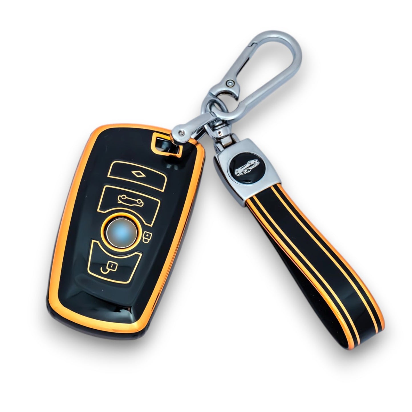Keychain for BMW 1 2 3 5 7 M Series F10 F20 F30 Remote Car Key Fob Cover Case