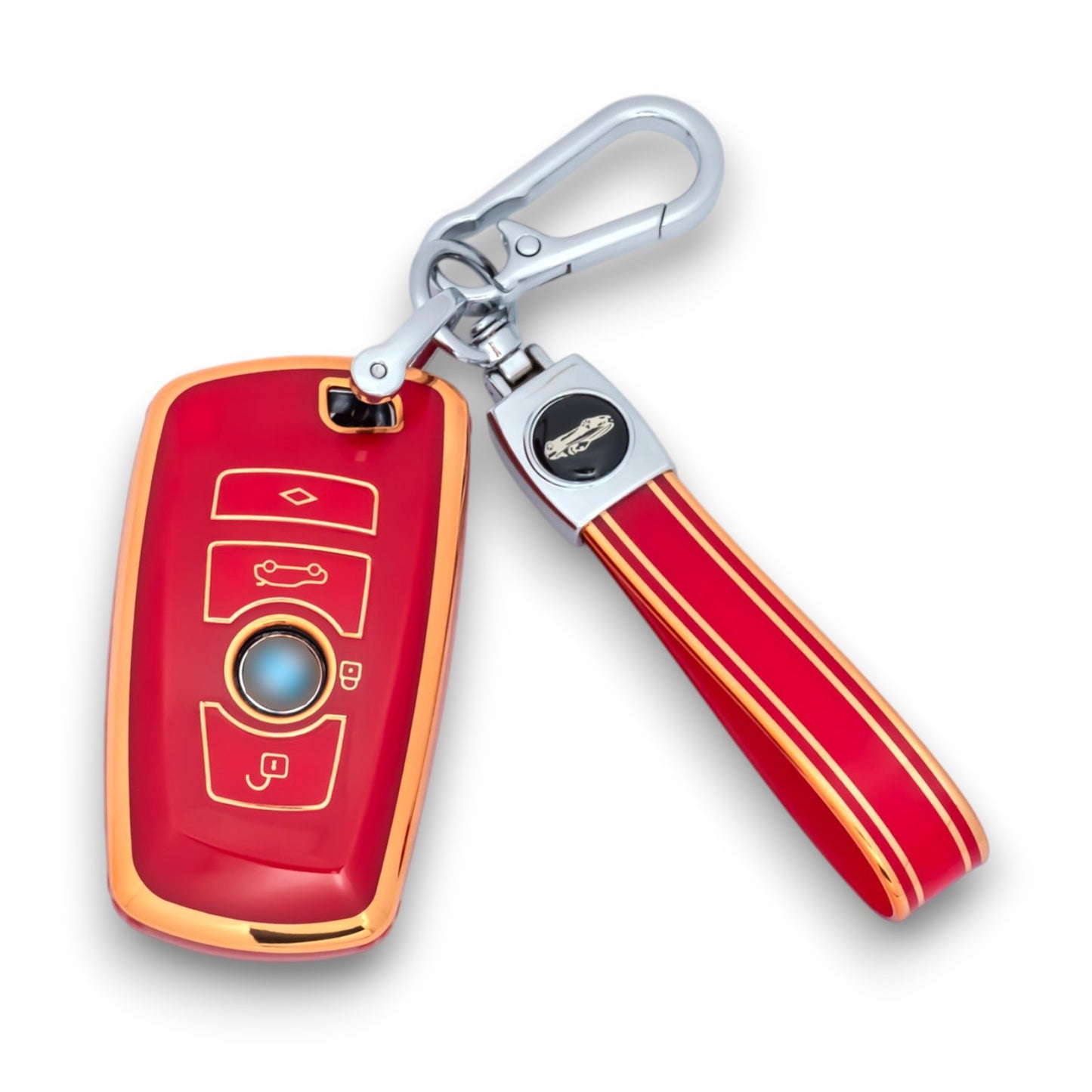 Keychain for BMW 1 2 3 5 7 M Series F10 F20 F30 Remote Car Key Fob Cover Case