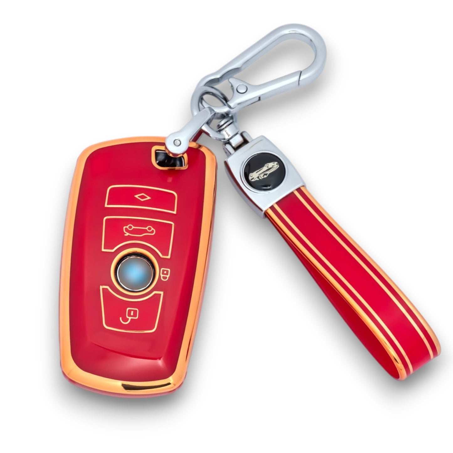 Keychain for BMW 1 2 3 5 7 M Series F10 F20 F30 Remote Car Key Fob Cover Case