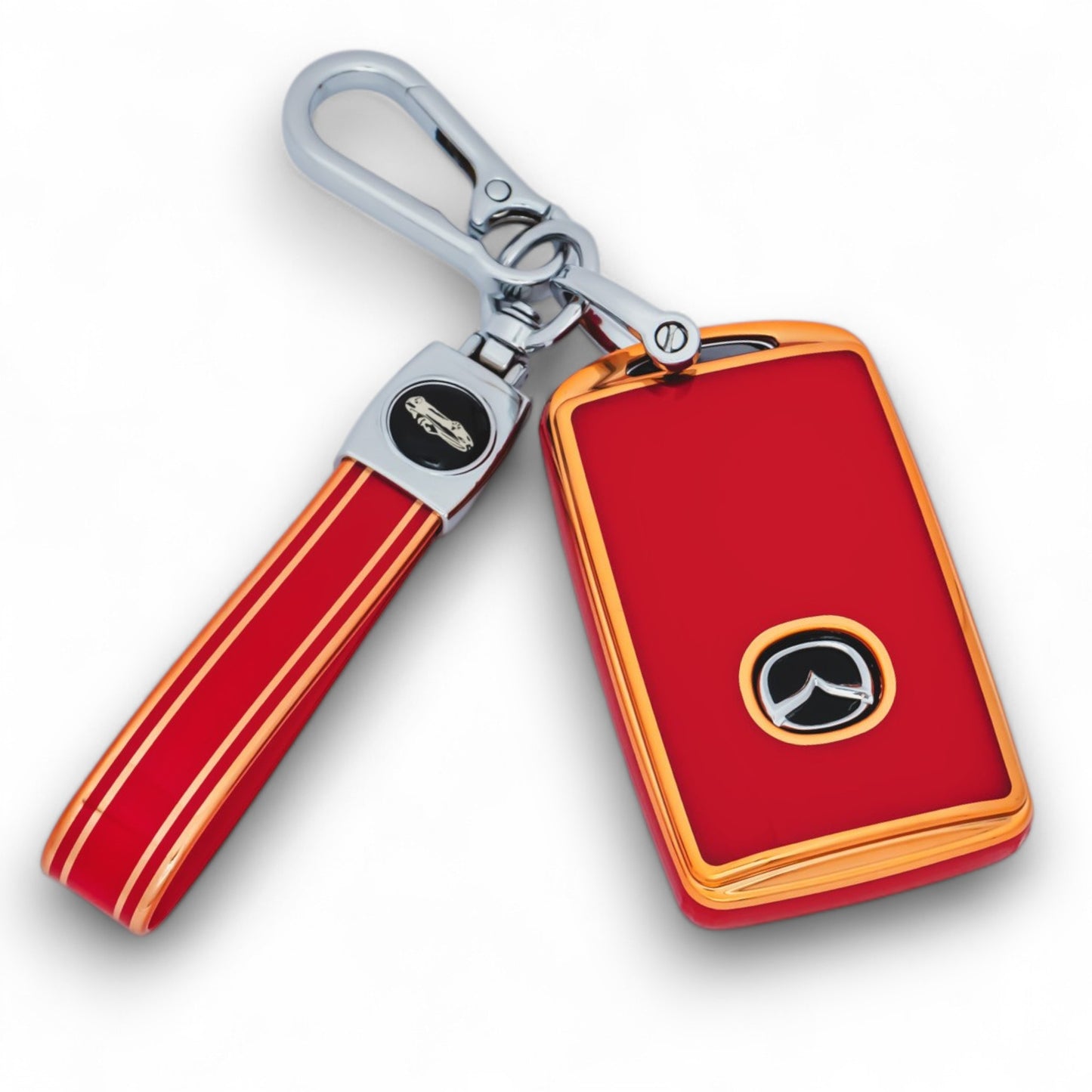 Key Case For Volvo XC40 XC60 S60 S90 XC90 V60 V90 C40 with Keychain Fob Cover