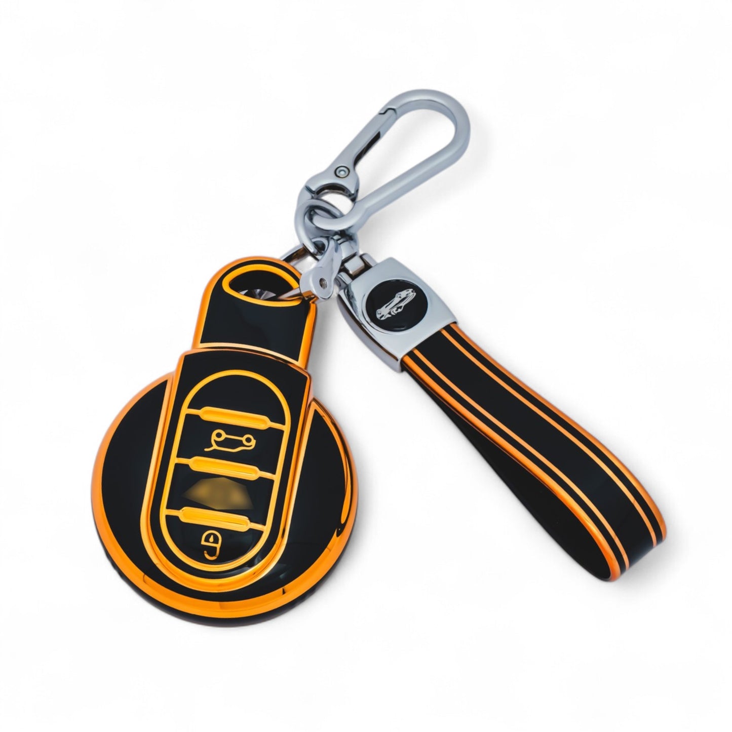 Car key fob cover Fit for BMW Mini Cooper One S Jcw F54 F55 F56 with Keychain