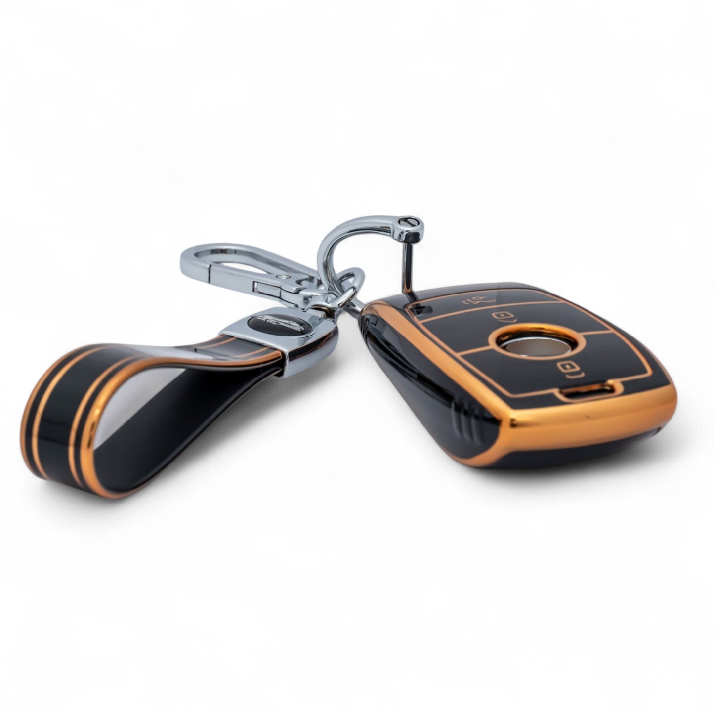 ar Key Case for Mercedes Benz A C E S Class GLS CLE CLA Fob Cover Shell with Keychain
