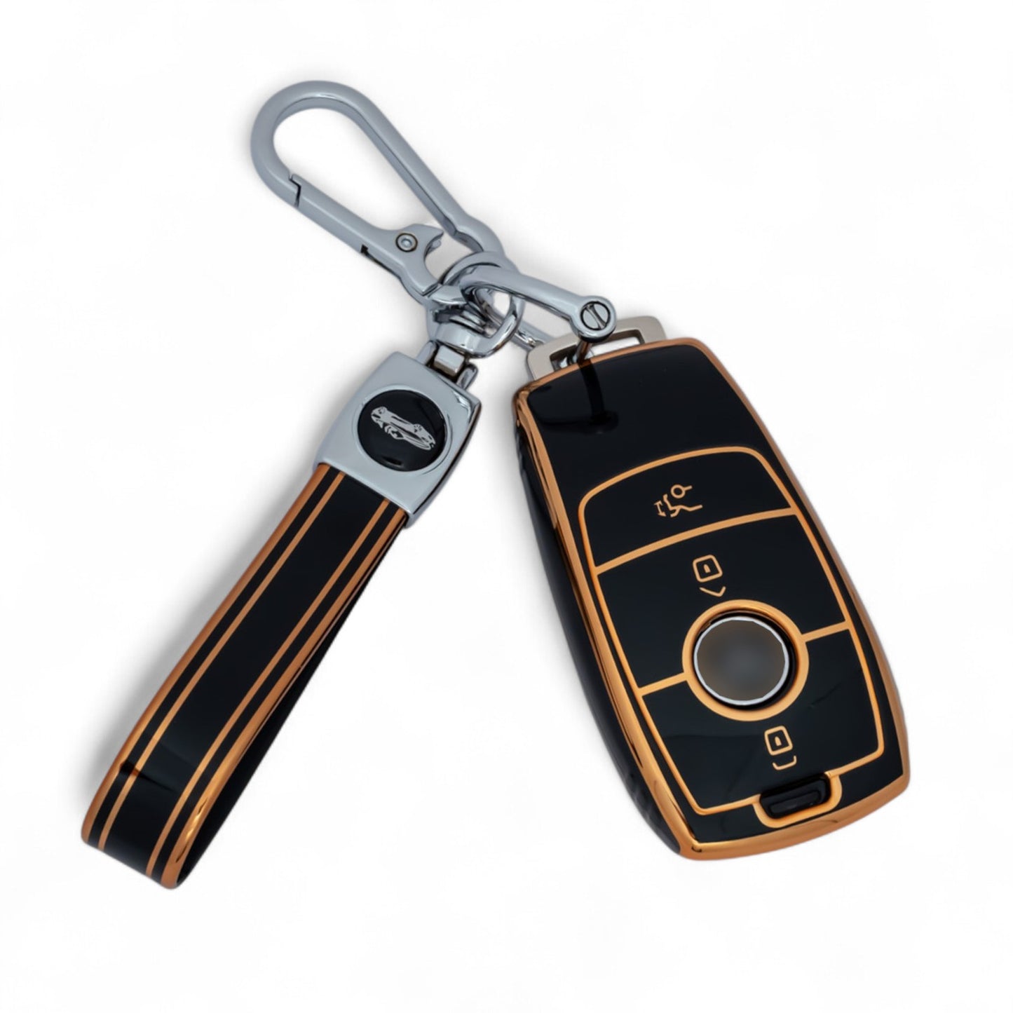 ar Key Case for Mercedes Benz A C E S Class GLS CLE CLA Fob Cover Shell with Keychain