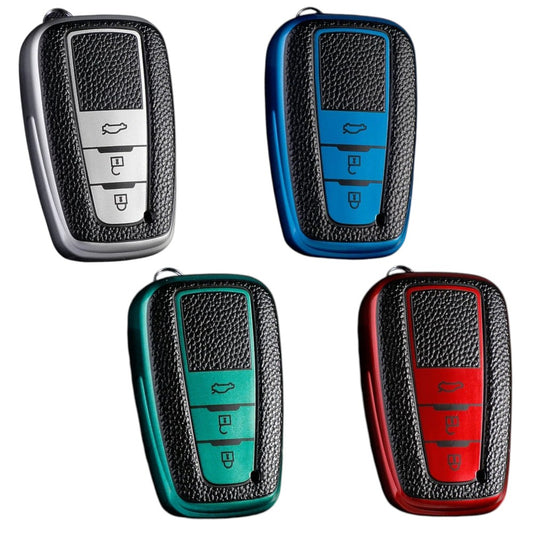 Car Key Case Cover Fits Toyota CHR C-HR Prado Prius Camry Corolla RAV4 2017-2019