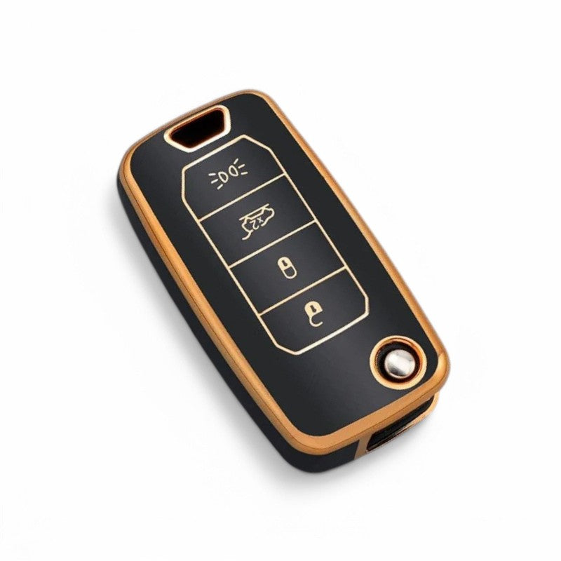 Remote Car Key Case for Jeep Renegade Compass 4 Button Remote Fob Protection