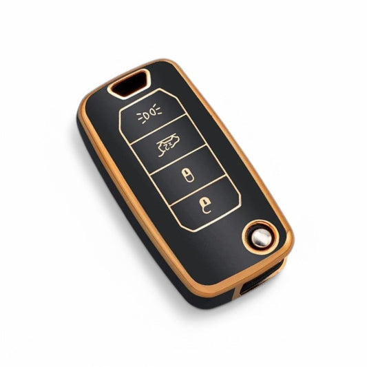 Remote Car Key Case for Jeep Renegade Compass 4 Button Remote Fob Protection