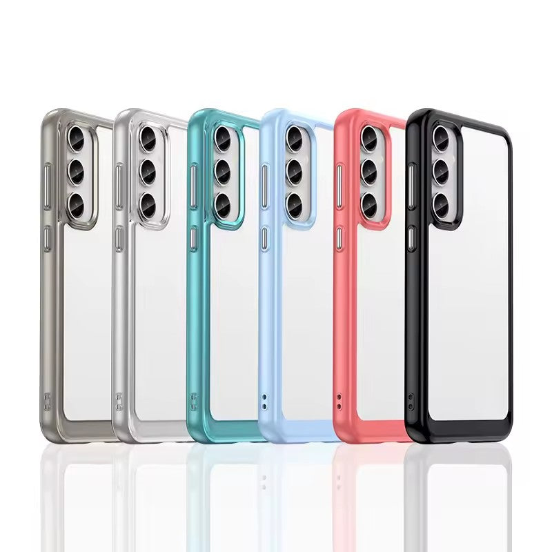 Samsung Galaxy S25 Case - Clear Silicone Shockproof TPU Protective Cover