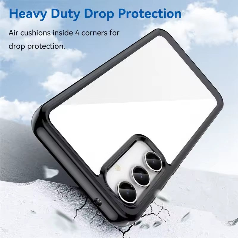 Samsung Galaxy S25 Case - Clear Silicone Shockproof TPU Protective Cover