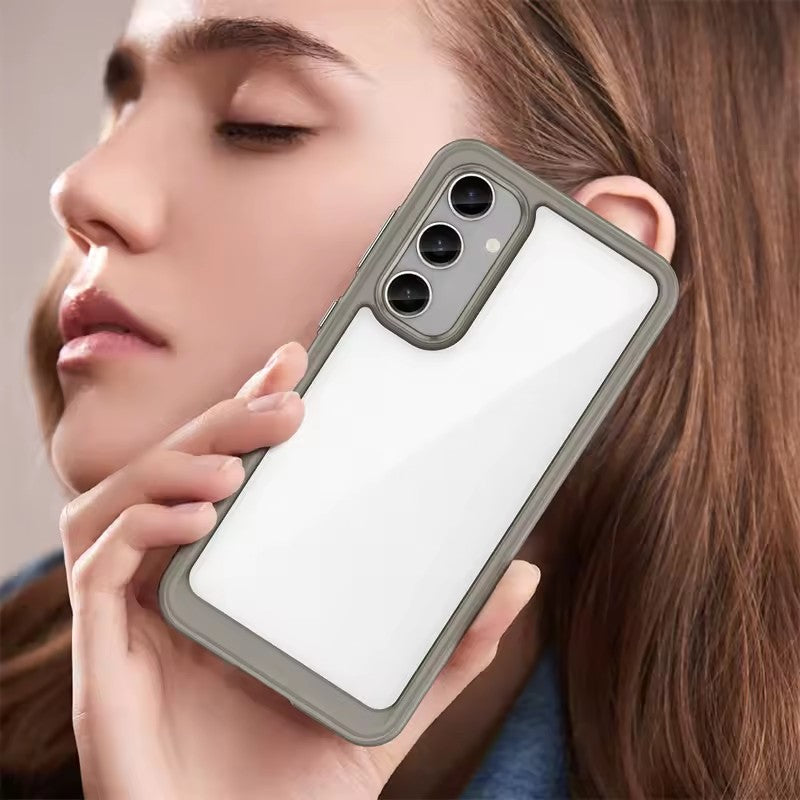 Samsung Galaxy S25 Case - Clear Silicone Shockproof TPU Protective Cover
