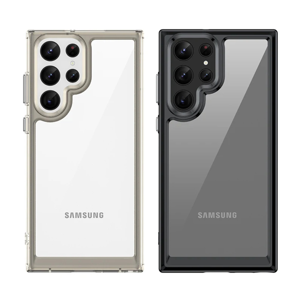 Samsung Galaxy S25 Ultra Case - Clear Silicone Shockproof TPU Protective Cover