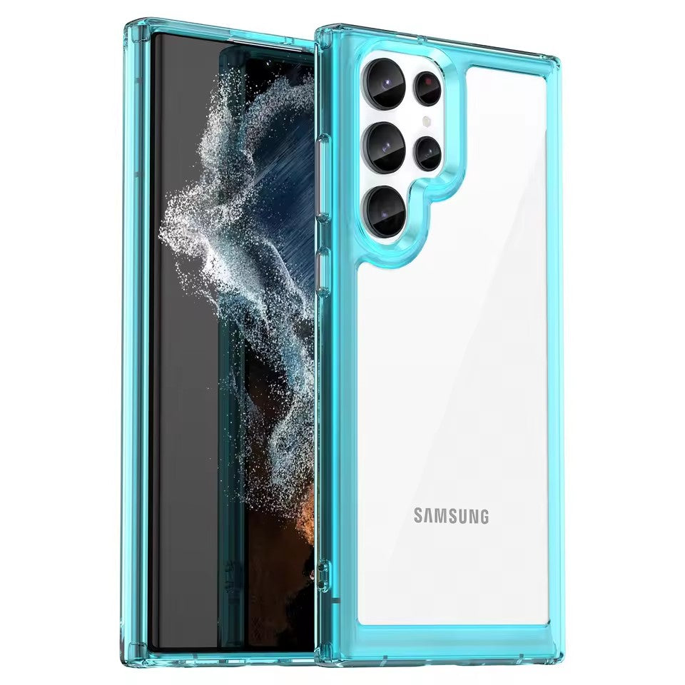 Samsung Galaxy S25 Ultra Case - Clear Silicone Shockproof TPU Protective Cover