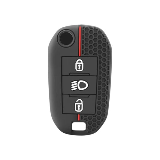 Car Key Case Compatible with Peugeot 208 308 408 508 2008 30 Silicone Cover