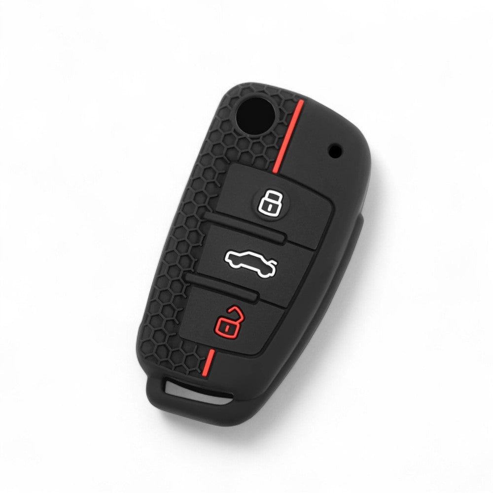 Silicone Remote Key Fob Cover Case For Audi A1 S1 A2 A3 S3 A5 A6 RS4 TT
