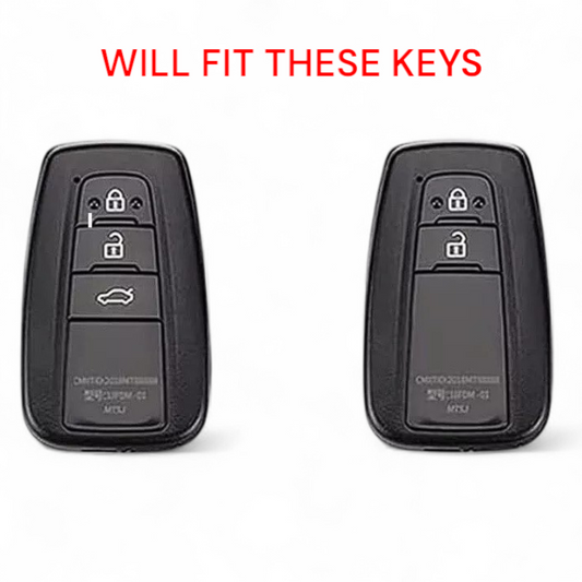 Car Key Case Cover Fits Toyota CHR C-HR Prado Prius Camry Corolla RAV4 2017-2019
