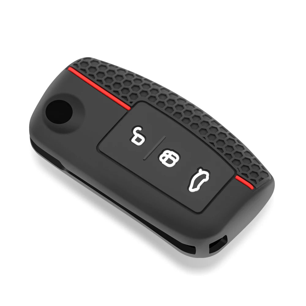 Silicone Car Key Cases Cover Fob for Ford Fiesta Focus 2 C-Max Ecosport