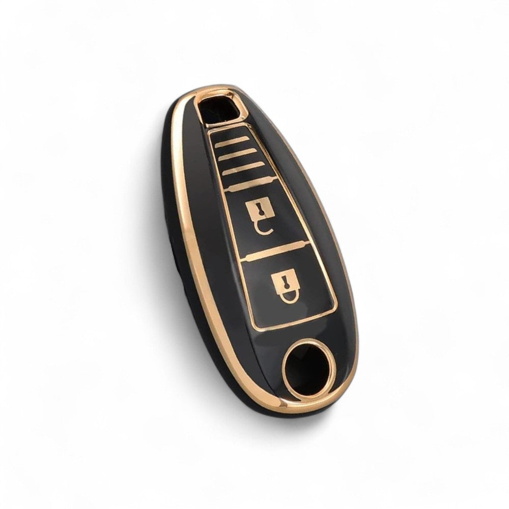 Key Case Cover for Suzuki Swift, SX4, S-Cross, Vitara – 3 Button Remote Fob