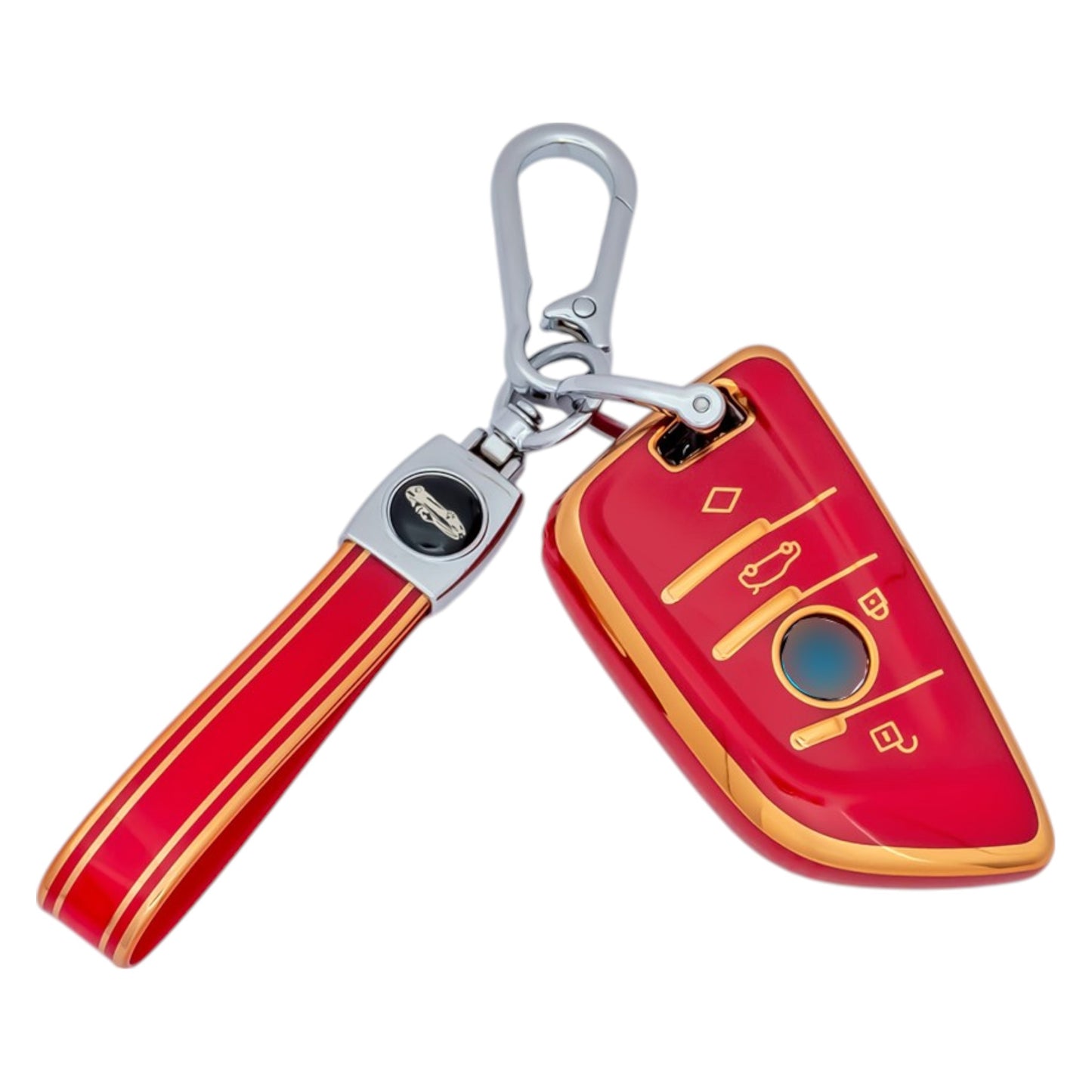 Keychain for BMW G30 F20 F30 F10 F46 X1 1 2 3 5 6 7 Remote Key Fob Cover Case