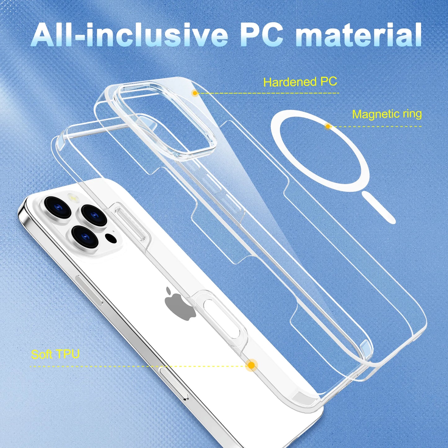 Clear Case with MagSafe for iPhone 16 PRO Transparent