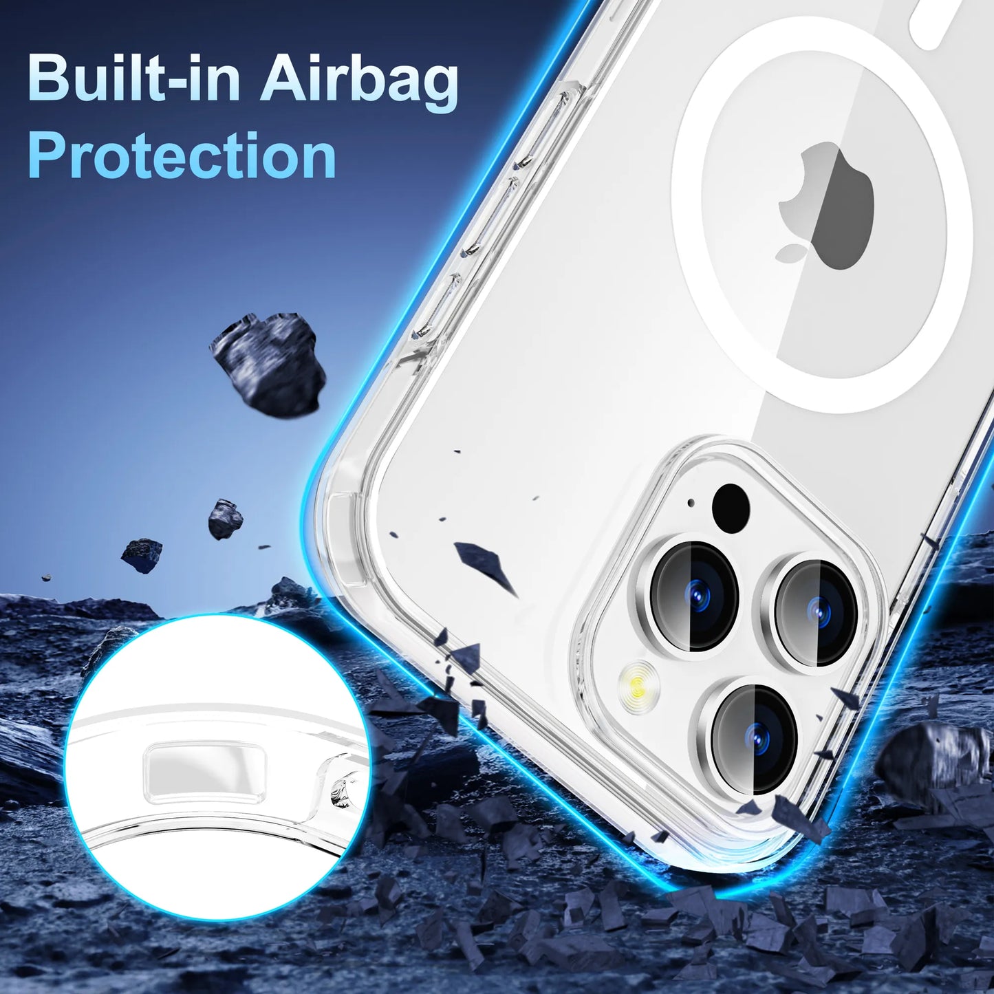 Clear Case with MagSafe for iPhone 16 PRO Transparent