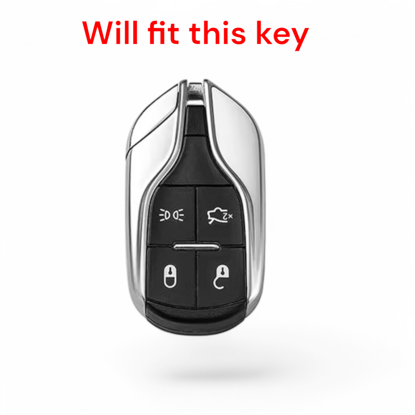 Car Remote Key Case Cover Shell Fob for Maserati Levante Ghibli Car Key Shell