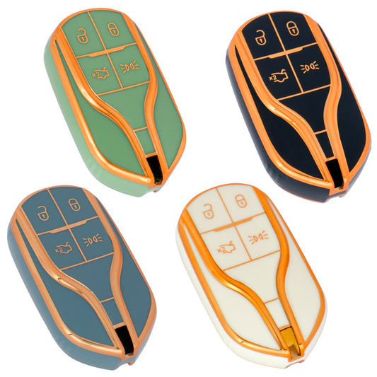 Car Remote Key Case Cover Shell Fob for Maserati Levante Ghibli Car Key Shell