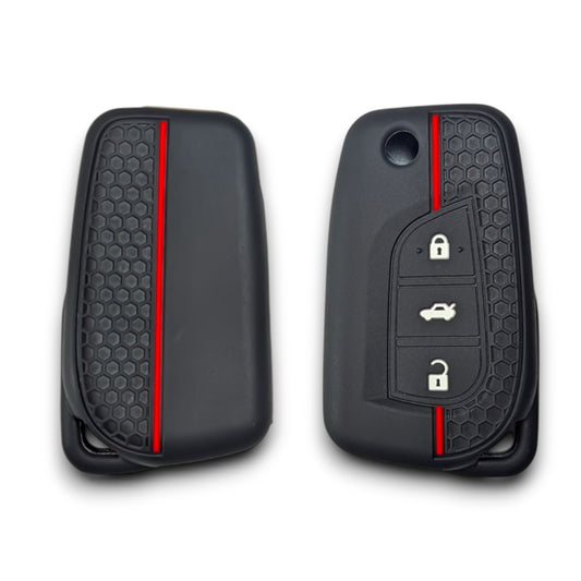 Key Case compatible with Toyota Hilux Corolla Avensis Camry RAV4 Aygo Cover