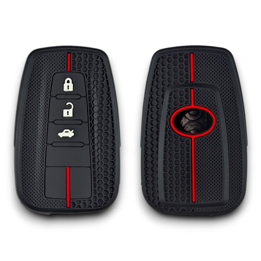 Key Case Fits For Toyota CHR C-HR Prado Prius Camry Corolla RAV4 Silicone Cover