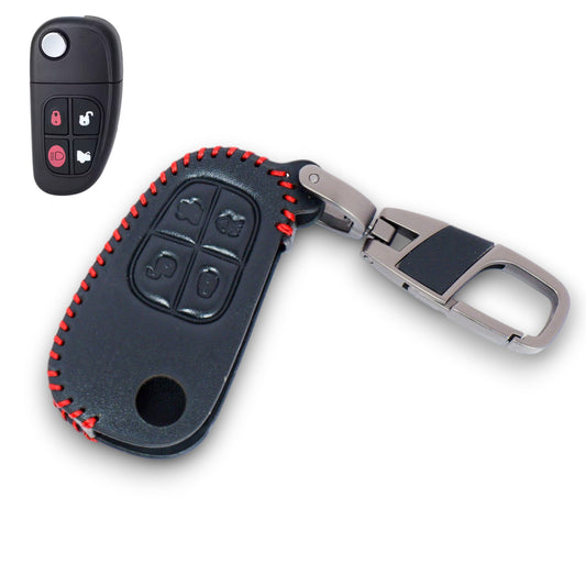 Flip Key Case Blade For Jaguar X S Type XJ XK XJR Land Rover Fob Cover 4Buttons