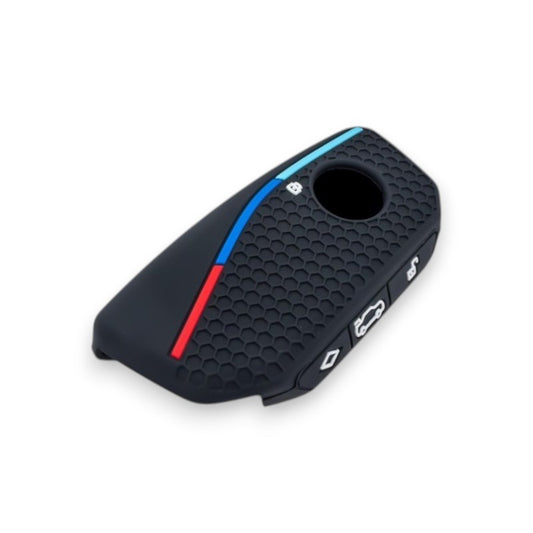 Key Fob Cover for BMW 7 Series 760i X7 IX XM 2023 for BMW X7 Gold/Black