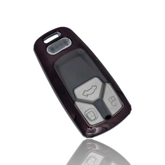 Key Cover For Audi A4 B9 A5 A6L A6 S4 S5 S7 8W Q7 4M Q5 TT RS Transparent Case