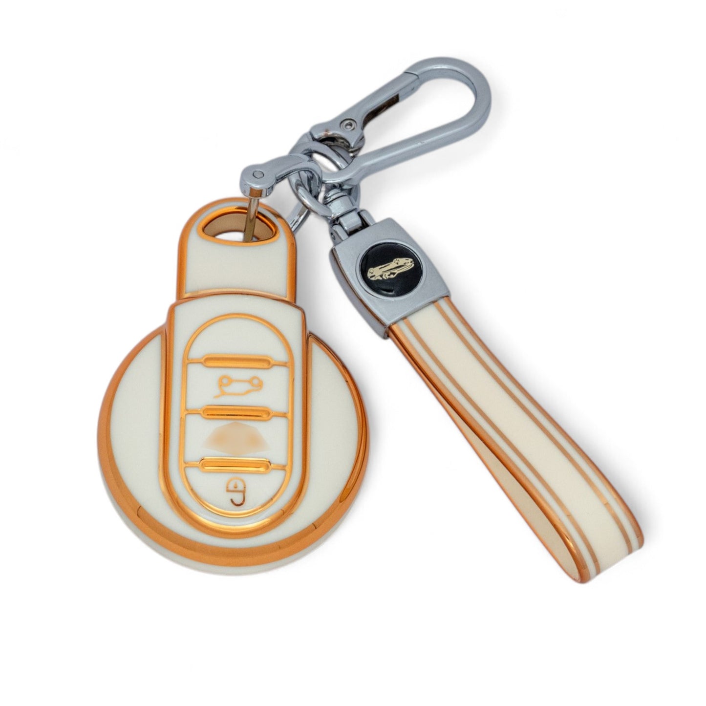 Car key fob cover Fit for BMW Mini Cooper One S Jcw F54 F55 F56 with Keychain